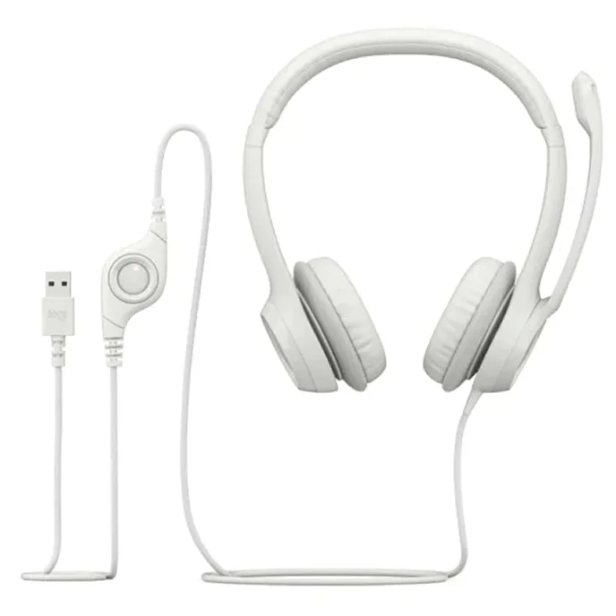 Гарнитура Logitech Headset H390 USB White - рис.4