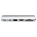 USB HUB Satechi Dual USB-C Hub For Surface Pro 9 Silver - рис.0