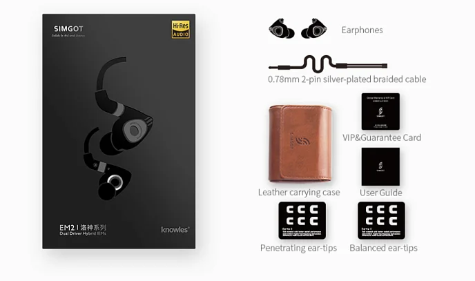 Наушники SIMGOT EM2 Transparent - рис.10