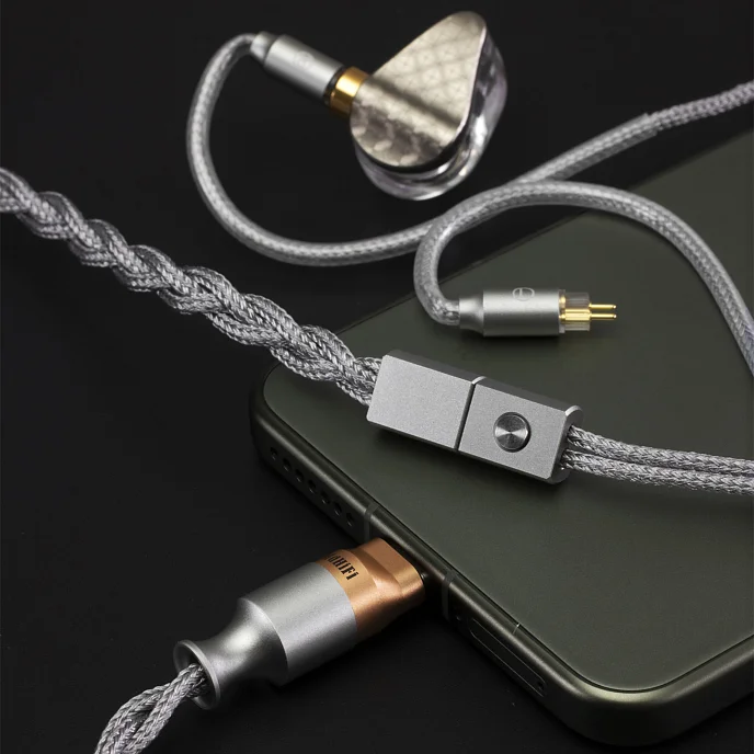 Кабель ddHiFi M198C USB-C - 2-pin Silver - рис.4
