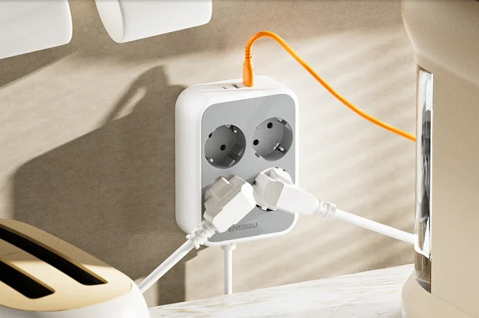 Сетевой фильтр Tessan TS-PS01DE00 Grey - рис.2