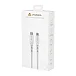 Кабель Lyambda LCLm25 USB Type-C/Lightning White - рис.5 Кабель Lyambda LCLm25 USB Type-C/Lightning White - рис.5