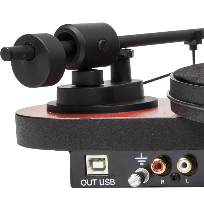 Проигрыватель винила Pro-Ject Elemental Phono USB OM5E Red Black - рис.4