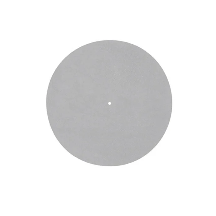 Мат для проигрывателей винила Pro-Ject Leather It Grey - рис.0
