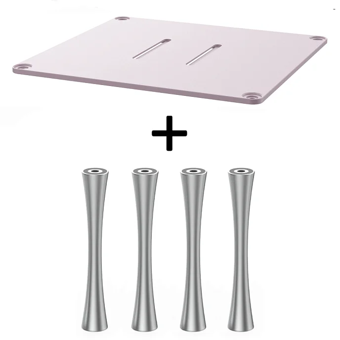 Стойка для Hi-Fi ddHiFi HS300 + SR120 x 4 Pinkish Gray/Silver - рис.0