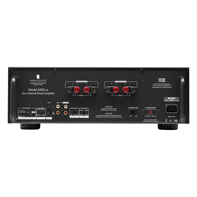 Усилитель мощности Parasound 2250 v2 Black - рис.2