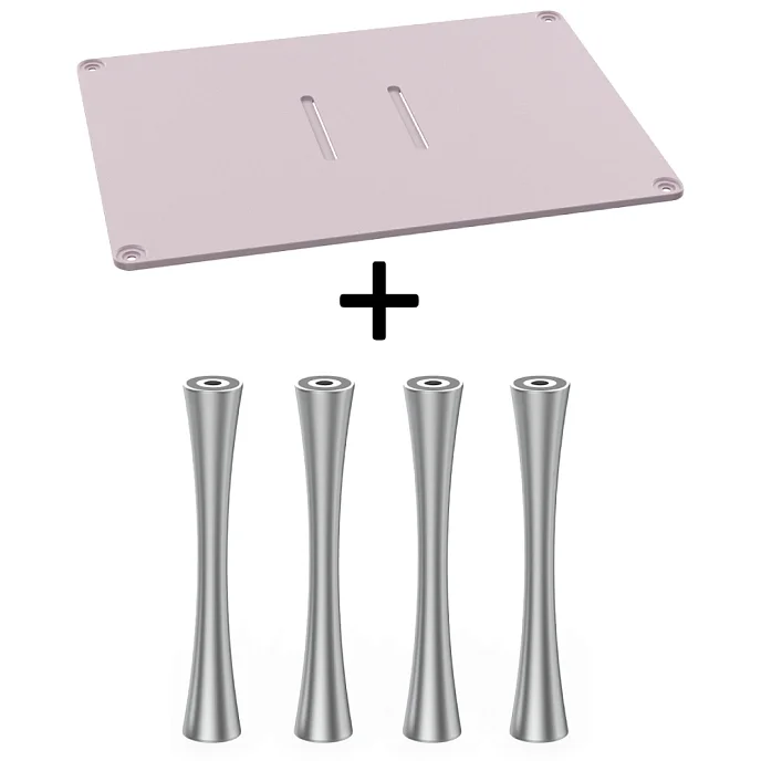 Стойка для Hi-Fi ddHiFi HS400 + SR120 x 4 Pinkish Gray/Silver - рис.0