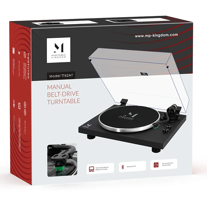 Проигрыватель винила Music Public Kingdom TT62AT Black - рис.7