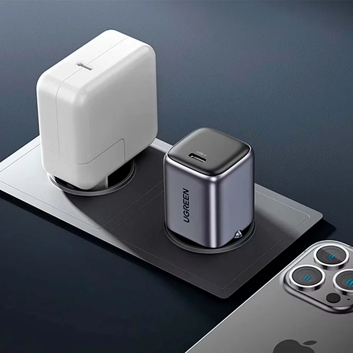 Сетевое зарядное устройство Ugreen CD319 30W USB-C PD GaN Grey - рис.3