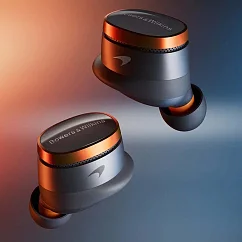 Беспроводные наушники Bowers & Wilkins Pi8 McLaren Edition Galvanic Grey/Papaya Orange