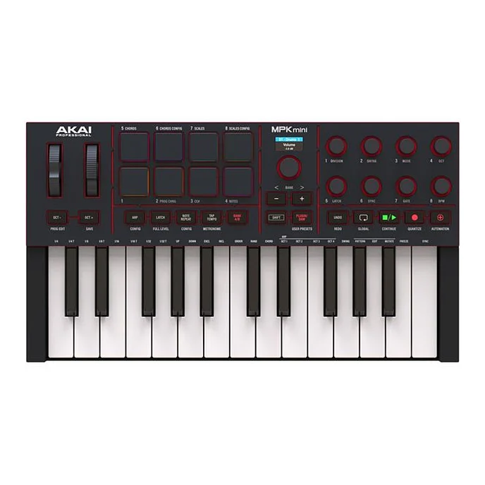 MIDI-клавиатура AKAI PRO MPK Mini IV Black - рис.0