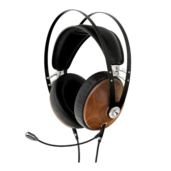 Наушники полноразмерные Meze 99 Classics Boom Mic Kit Walnut Silver - рис.0