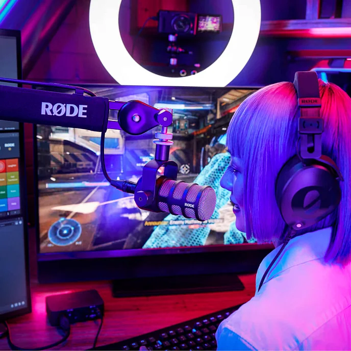 Микрофон для стриминга и игр RODE PodMic White - рис.7