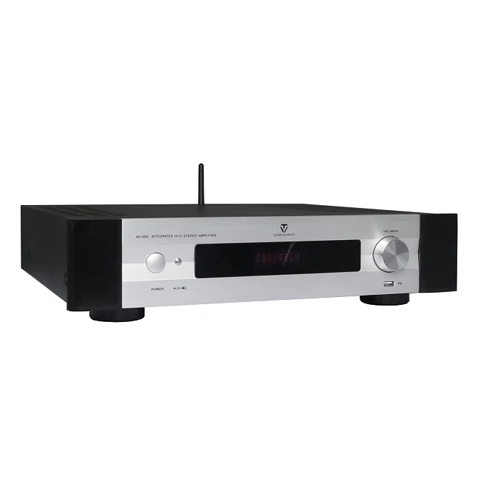 Интегральный усилитель ToneWinner AD-66D Pro Black Silver - рис.1
