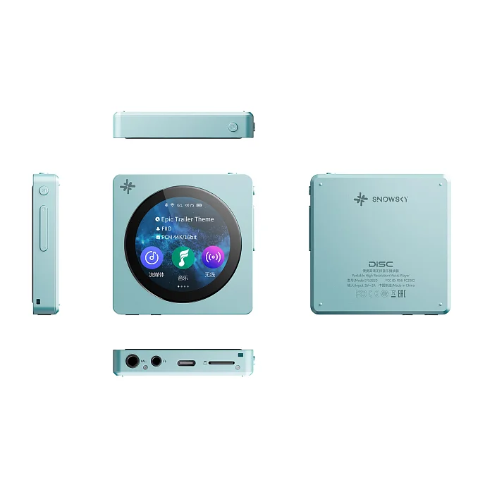 Плеер FiiO Snowsky Disc Sky Blue - рис.3