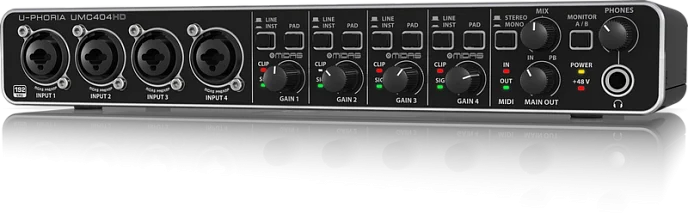 Внешняя звуковая карта BEHRINGER UMC404HD - рис.3