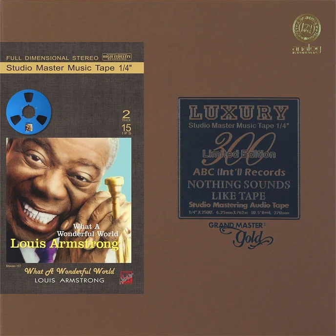 Магнитная лента Louis Armstrong - What a wonderful World (Luxury) 38/2 - рис.0