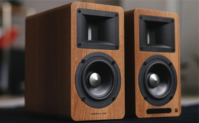 Полочная акустика Edifier AirPulse A80 Walnut - рис.4