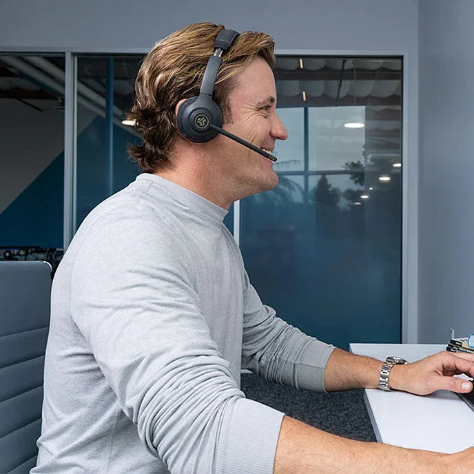 Гарнитура Jlab GO Work Wireless Duo V.2 Link USB-C Black - рис.4