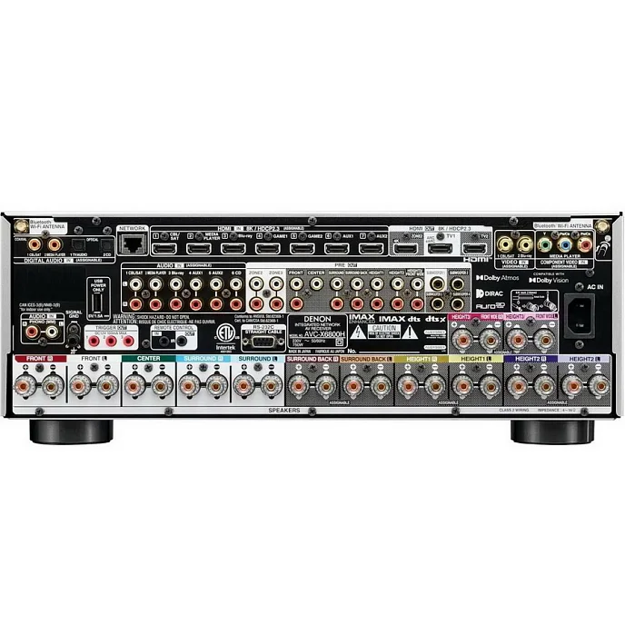 Ресивер Denon AVC-X6800H Silver - рис.2
