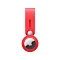 Apple AirTag Leather Loop Red