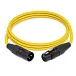 Кабель HeadMade Pro XLR-F - XLR-M Yellow 1.5m - рис.0 Кабель HeadMade Pro XLR-F - XLR-M Yellow 1.5m - рис.0