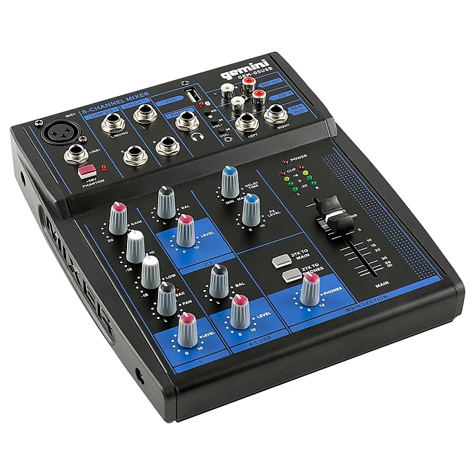 Микшерный пульт Gemini GEM-05USB - рис.1