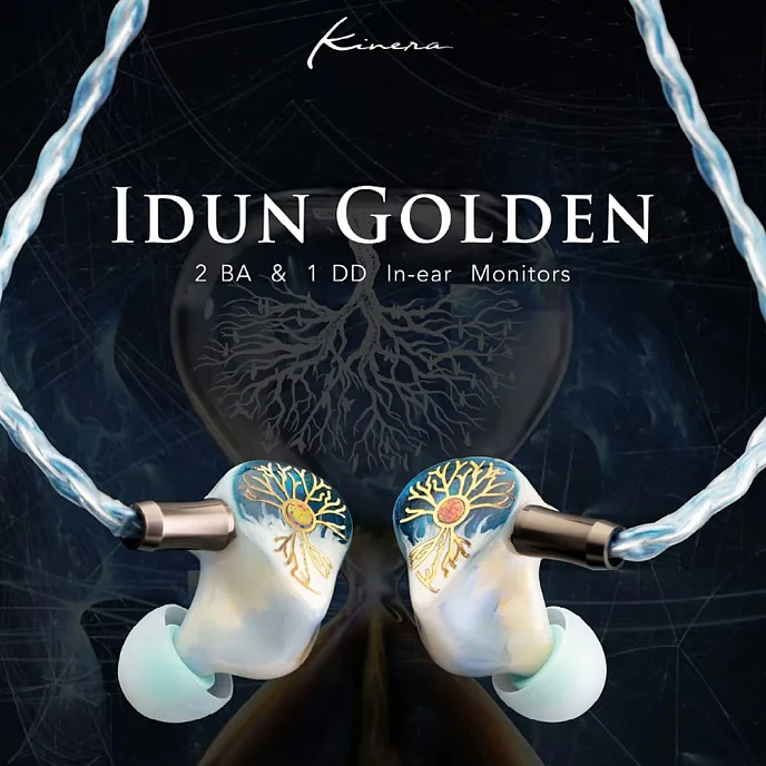 IEM наушники Kinera Idun 2 Golden White Blue - рис.11