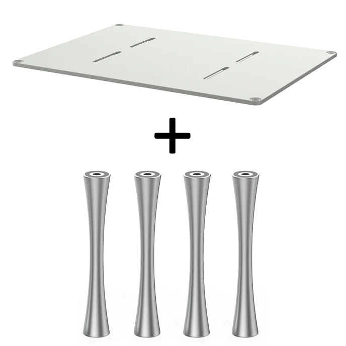 Стойка для Hi-Fi ddHiFi HS550 + SR120 x 4 Warm Gray/Silver - рис.0