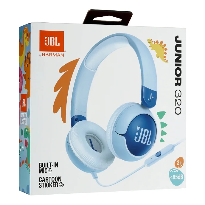 Наушники накладные JBL Junior 320 Blue - рис.9