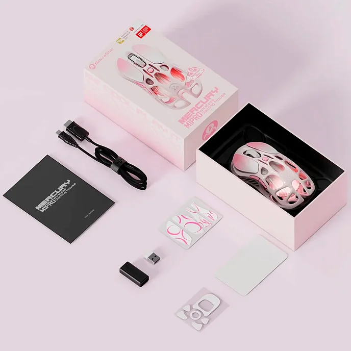 Мышь Gravastar Mercury M1 Pro Pink - рис.11