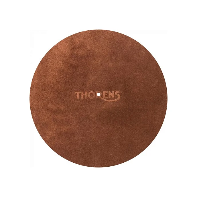 Мат для проигрывателей винила Thorens leather Turntable Brown Mat - рис.0