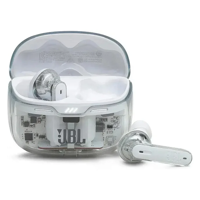 Беспроводные наушники JBL Tune Beam Ghost White - рис.0