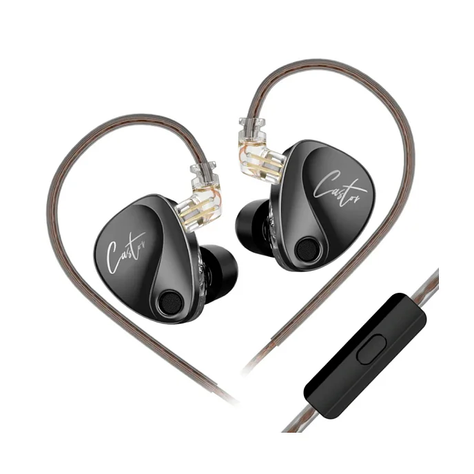 Наушники мониторные KZ Castor Bass Edition With Mic - рис.0