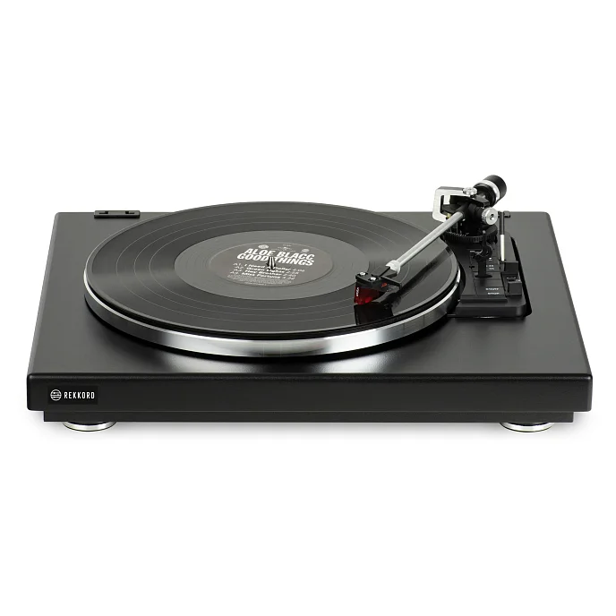 Проигрыватель винила Rekkord Audio F400 (2M Red) Mate Black - рис.0