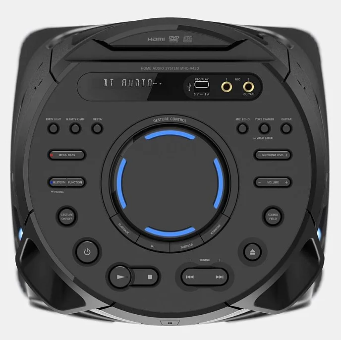 Акустическая система Sony MHC-V43D black bluetooth акустика для вечеринок_OpenBox - рис.2