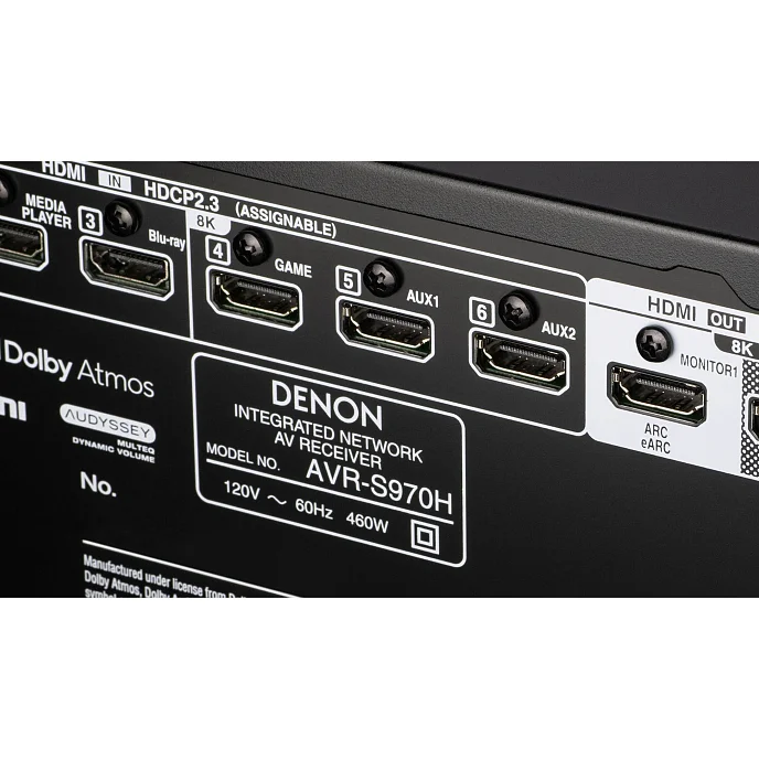 Ресивер Denon AVR-S970H Black - рис.5