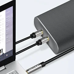 Кабель Vention 3.5mm Male - 2RCA Male Black 5m