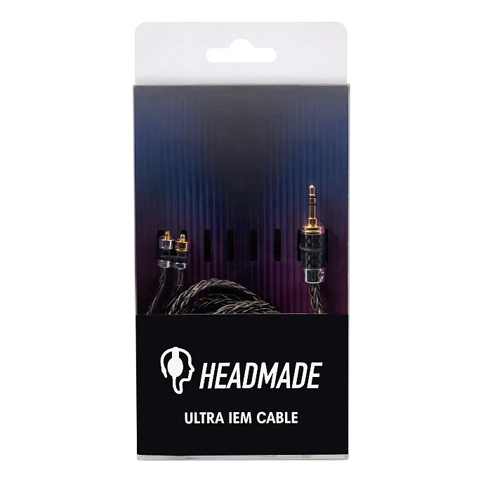 Кабель HeadMade IEM Ultra MMCX - 3.5mm Black 1.2m - рис.4