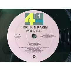 Пластинка Eric B. & Rakim – Paid In Full 2LP