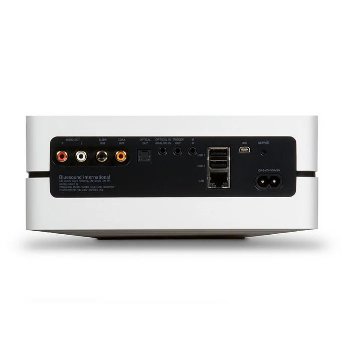 Сетевой аудиоплеер Bluesound Vault 2i White - рис.1
