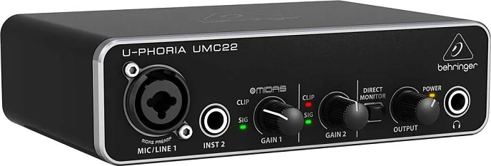 Аудиоинтерфейс BEHRINGER UMC22 - рис.1