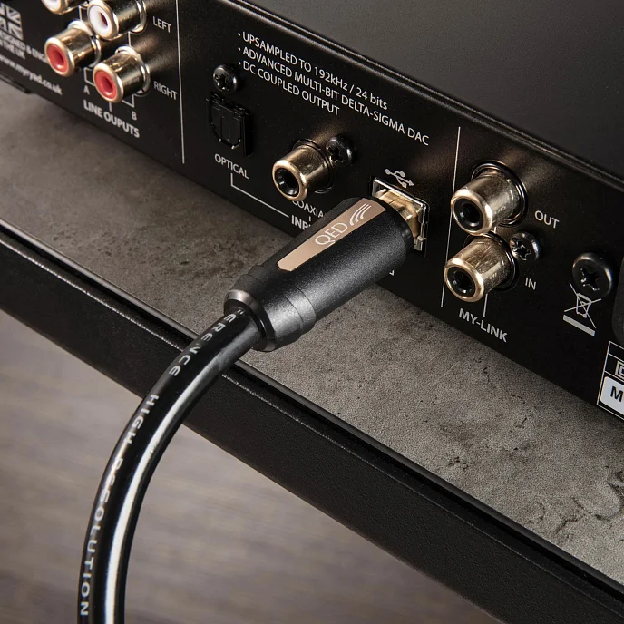 Кабель QED Reference USB-A - USB-B 1m - рис.2