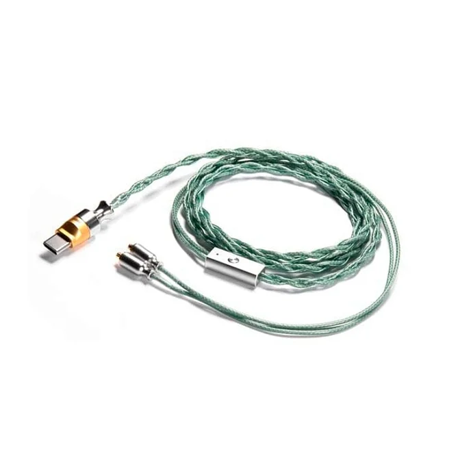 Кабель ddHiFi M120B mmcx - usb-c зеленый - рис.0