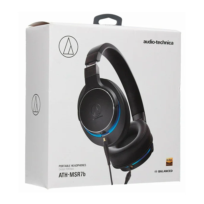 Наушники полноразмерные Audio-Technica ATH-MSR7b Black - рис.6