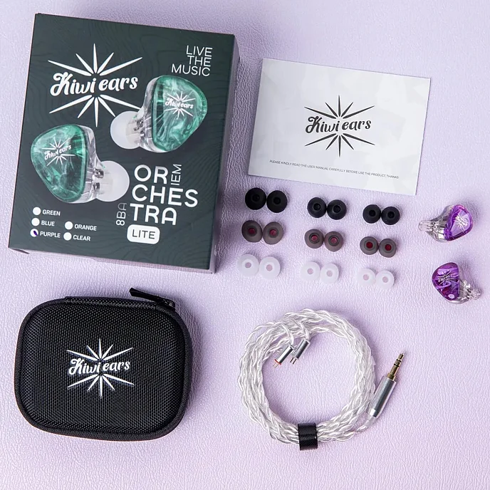 Наушники внутриканальные Kiwi Ears Orchestra Lite Purple - рис.10