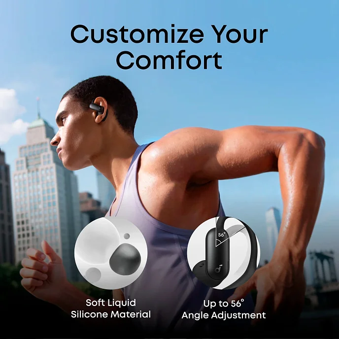 Беспроводные наушники Anker Soudncore AeroFit 2 Pro Black - рис.4