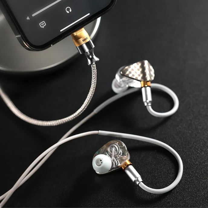 Кабель ddHiFi M110A MMCX - Lightning Silver - рис.7