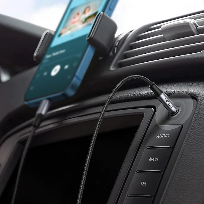 Кабель Ugreen US315 Lightning - 3.5mm 1m Black - рис.1