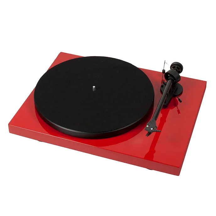 Проигрыватель винила Pro-Ject Debut Carbon Phono USB OM-10 Red - рис.0